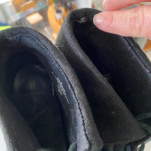 Mossimo Supply Co Wedge Booties Faux Black Suede 9 - Picture 12 of 13